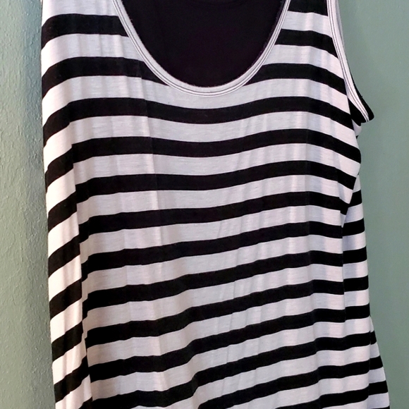 Striped Maternity Tank - Picture 1 of 6